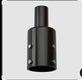 4-Inch round pole tenon adapter