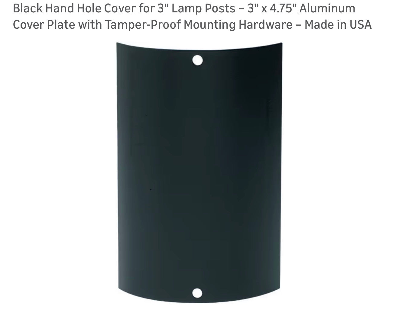 Hand hole cover